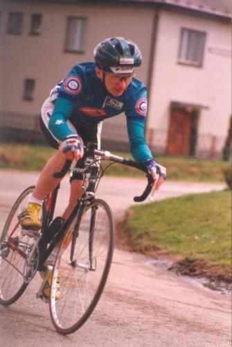 časovka jednotlivců 26km Dubné 22.4. 1996